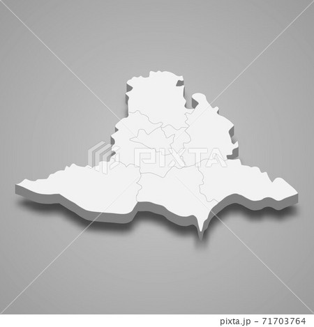 3d isometric map of South Moravia is a region of Czech Republic 3d isometric map of South Moravia is a region of Czech Republic 71703764