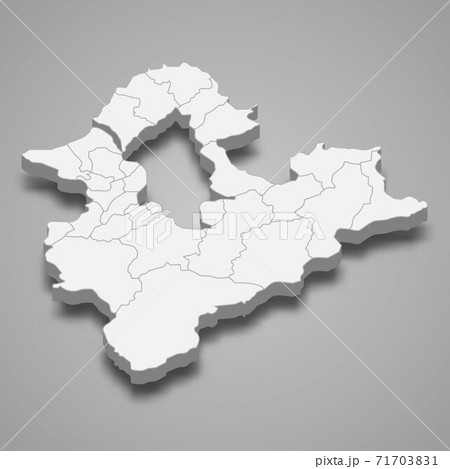 3d isometric map of New Taipei City is a region of Taiwan 71703831