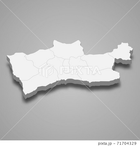 3d isometric map of Mardin is a province of Turkey 71704329