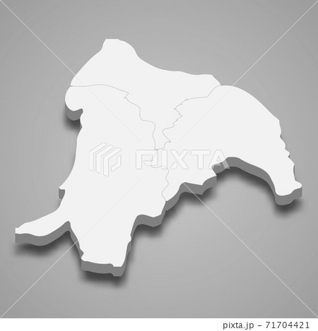 3d isometric map of Hsinchu City is a region of Taiwan 71704421