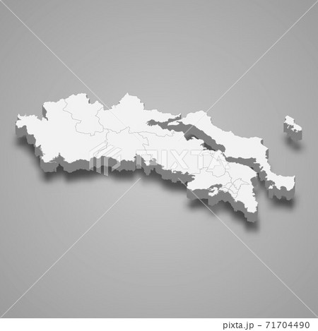 3d isometric map of Central Greece is a region of Greece 3d isometric map of Central Greece is a region of Greece 71704490