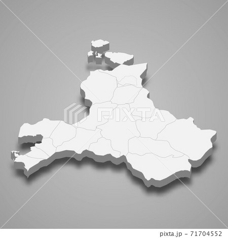 3d isometric map of Balikesir is a province of Turkey 71704552