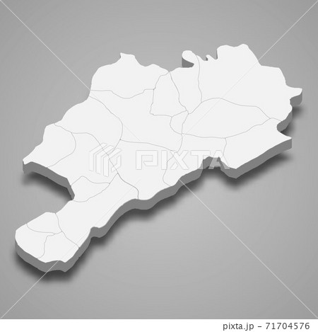 3d isometric map of Afyonkarahisar is a province of Turkey 71704576