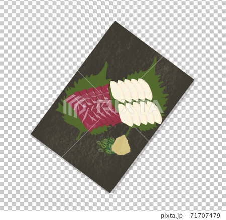 熊本名物 馬刺しのイラスト素材