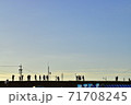 清々しい朝焼け 71708245