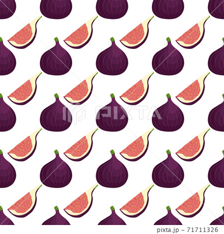 Illustration on theme big colored seamless purple fig Illustration on theme big colored seamless purple fig 71711326