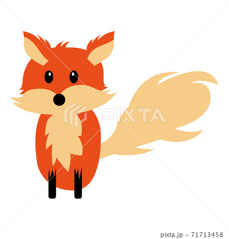 Cartoon of a fox kawaii 71713458