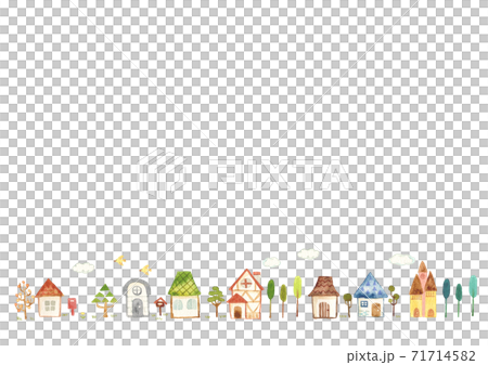 家が並ぶ風景 71714582