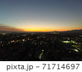 夜の前橋市を空撮 71714697