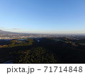 群馬県渋川市を空撮 71714848