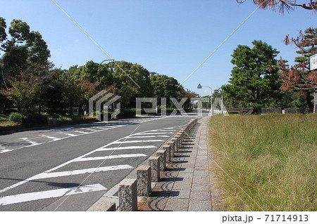 堺市仁徳天皇御陵古墳前の御陵通り 堺市仁徳天皇御陵古墳前の御陵通り 71714913