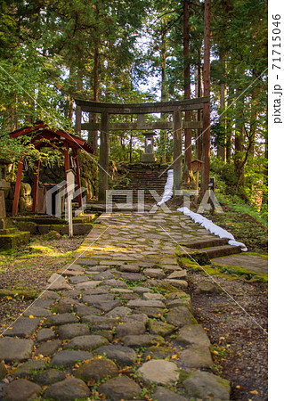 本宮神社参道 日光 秋風景 本宮神社参道 日光 秋風景 71715046