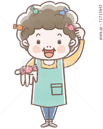 飴を出す母ちゃん 71715842
