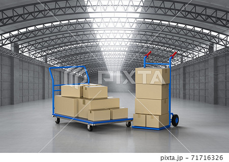 Hand truck with parcel boxes 71716326