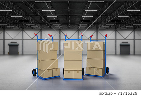 Hand truck with parcel boxes 71716329