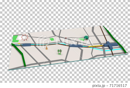 Simple perspective map near Chiyoda Ward and Bunkyo Ward 71716517