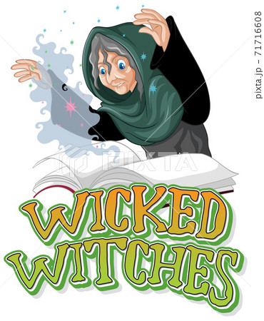 Wicked witches logo on white background 71716608