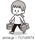廃品回収-新聞 71716974