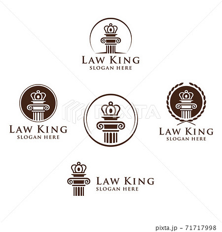 Law and Attorney Firm Vector Logo Design Law and Attorney Firm Vector Logo Design 71717998