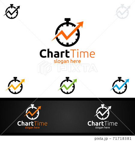 Chart Time Marketing Financial Advisors Logo Design Template Icon Chart Time Marketing Financial Advisors Logo Design Template Icon 71718381