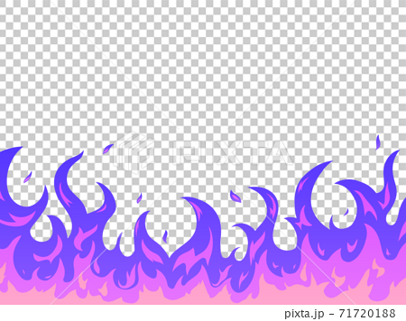紫の炎 背景のイラスト素材 7171