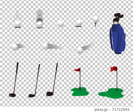 高爾夫球運動，俱樂部，高爾夫球場插圖 71722041