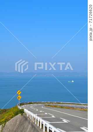 海に続く道　県道255号線 71726620