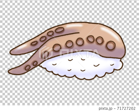 ゲソの握り寿司 71727202