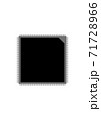 Electronic component microcircuit on a white background. 71728966