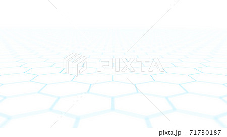 CGヘクサゴン 並んだ複数の六角形の背景素材 CGヘクサゴン 並んだ複数の六角形の背景素材 71730187