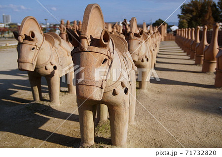 今城塚古墳公園　埴輪 71732820