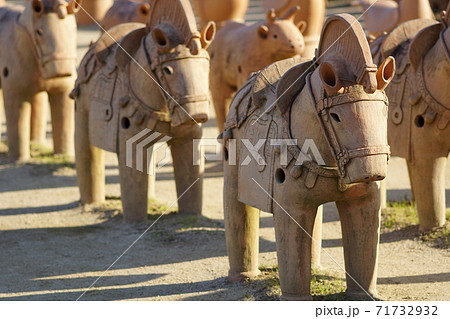 今城塚古墳公園　埴輪 71732932