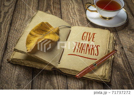 give thanks handwriting in antique leather-bound journal give thanks handwriting in antique leather-bound journal 71737272