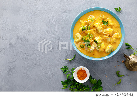 Chicken tikka masala curry, traditional indian cuisine 71741442
