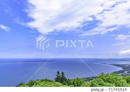 北海道　サロマ湖展望台より望む 71743514