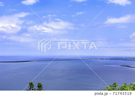 北海道　サロマ湖展望台より望む 71743519