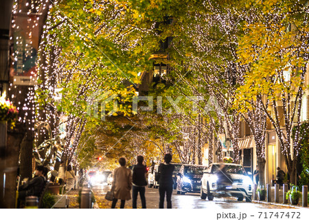 日本の東京都市景観　東京駅周辺・丸の内エリアの冬の風物詩「丸の内イルミネーション2020」が開催中 71747472