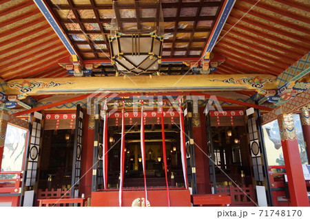 佐賀県 鹿島市 祐徳稲荷神社の本殿 佐賀県 鹿島市 祐徳稲荷神社の本殿 71748170