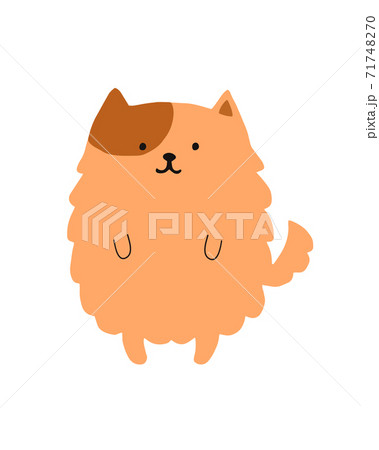 イヌカットイラスト単体のイラスト素材