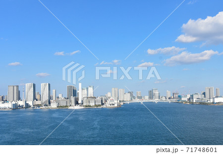 レインボーブリッジから見た豊洲・晴海方面 レインボーブリッジから見た豊洲・晴海方面 71748601