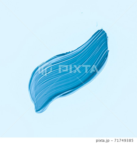 Blue brush stroke or makeup smudge closeup, beauty cosmetics and lipstick texture Blue brush stroke or makeup smudge closeup, beauty cosmetics and lipstick texture 71749385
