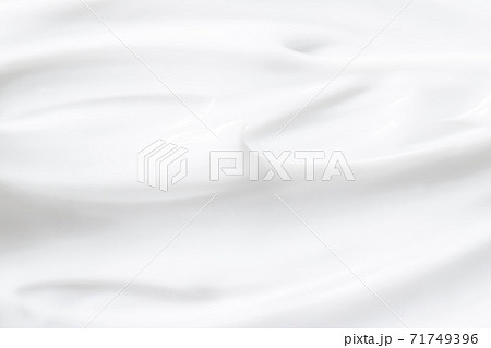 Pure white cream texture as background, hand wash creamy soap and organic cosmetic 71749396