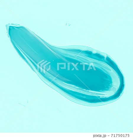Mint brush stroke or makeup smudge closeup, beauty cosmetics and lipstick texture Mint brush stroke or makeup smudge closeup, beauty cosmetics and lipstick texture 71750175