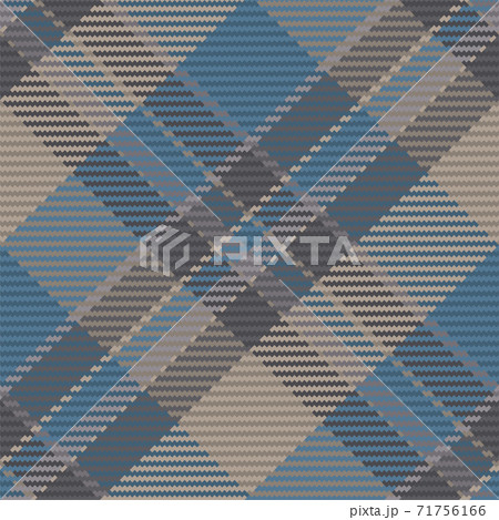 Seamless pattern of scottish tartan plaid. Repeatable background with check fabric texture. Vector backdrop striped textile print. 71756166