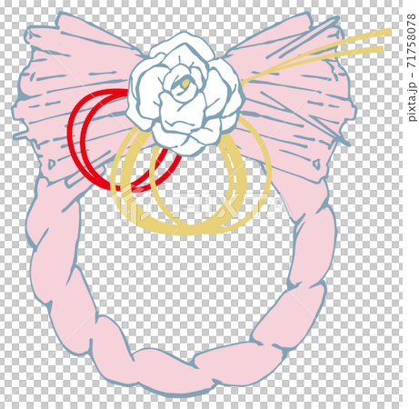 女性新年繩裝飾 71758078