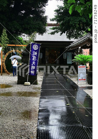 七夕の頃…雨の蛇窪神社 71758249