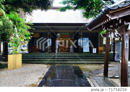 七夕の頃…雨の蛇窪神社 71758250