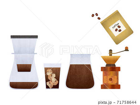 水出しコーヒーの器具セット(横) 水出しコーヒーの器具セット(横) 71758644