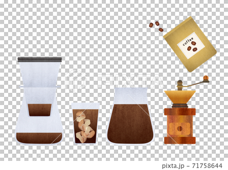 水出しコーヒーの器具セット(横) 水出しコーヒーの器具セット(横) 71758644