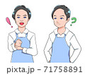男性 ？ ！ 青 71758891
